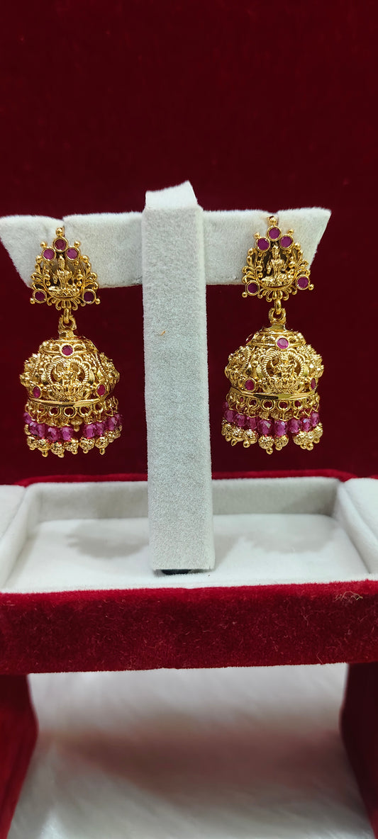 Premium budjet friendly medium big size ruby jumkas