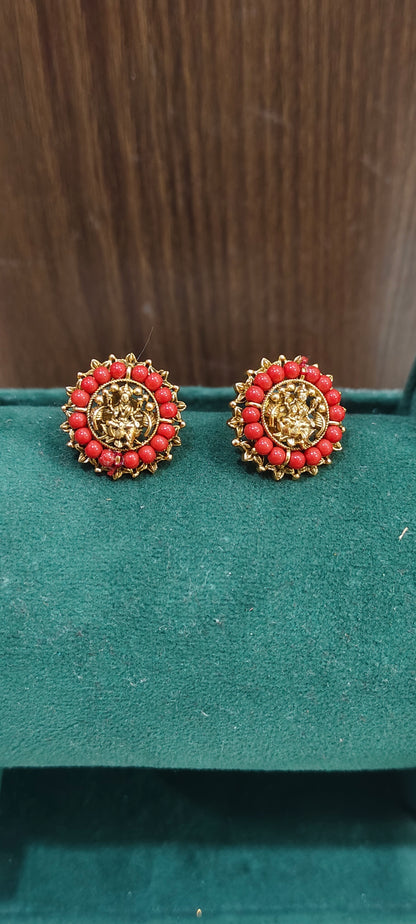Premium nakshi Lakshmi Devi studs