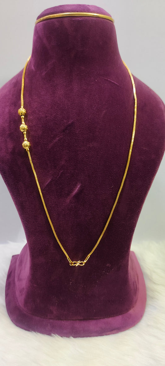 1 gram plated 24"length Thali chain