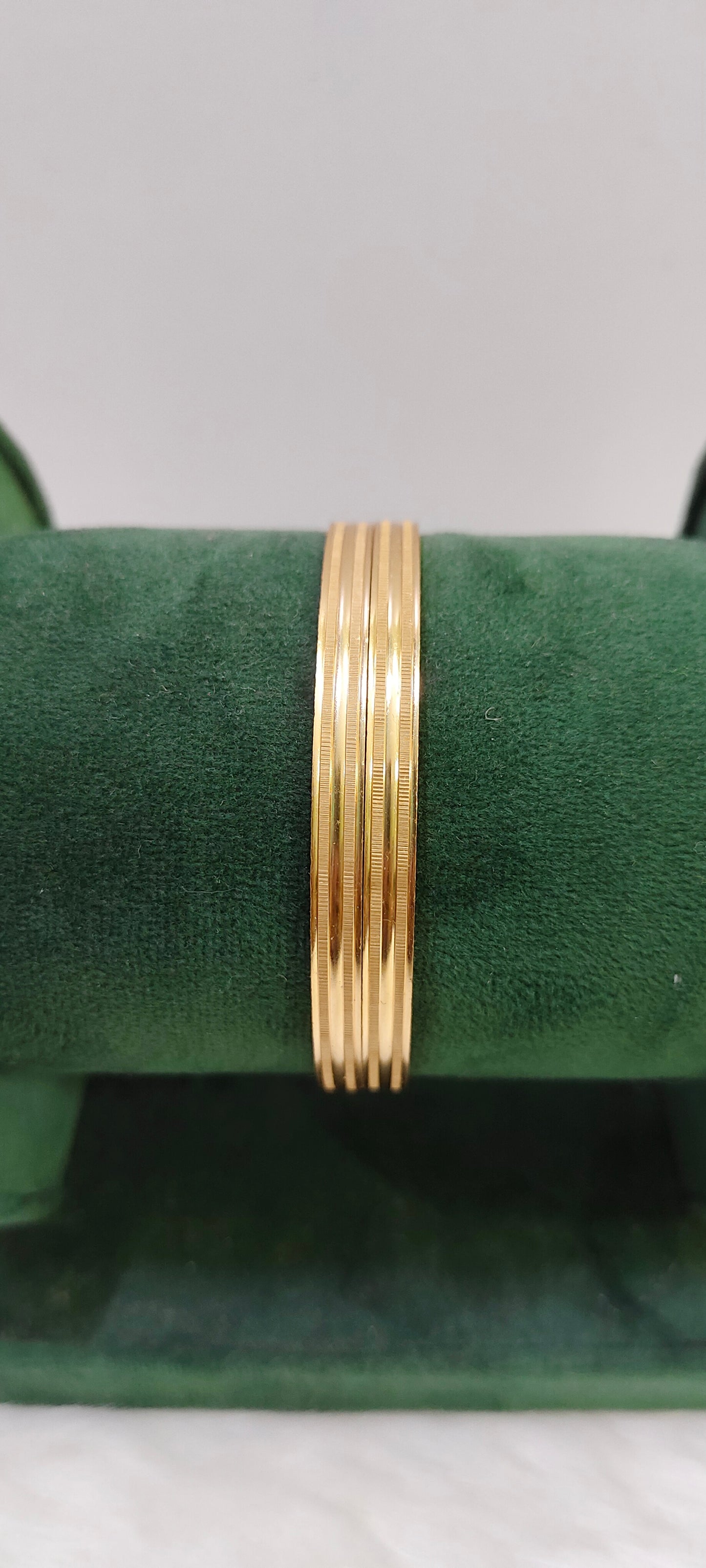 Pure panchaloham unpolished 2 bangles