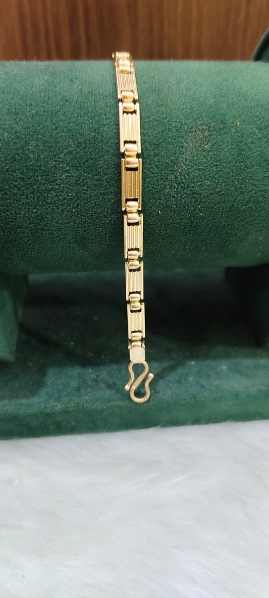 Pure panchaloham unpolished mens bracelet