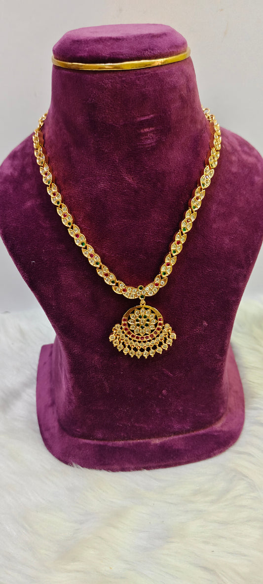 Pure panchaloham vintage look necklace