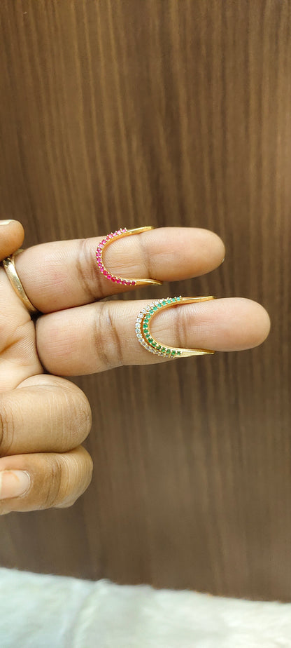 Pack of 3 vanki rings as like gold model