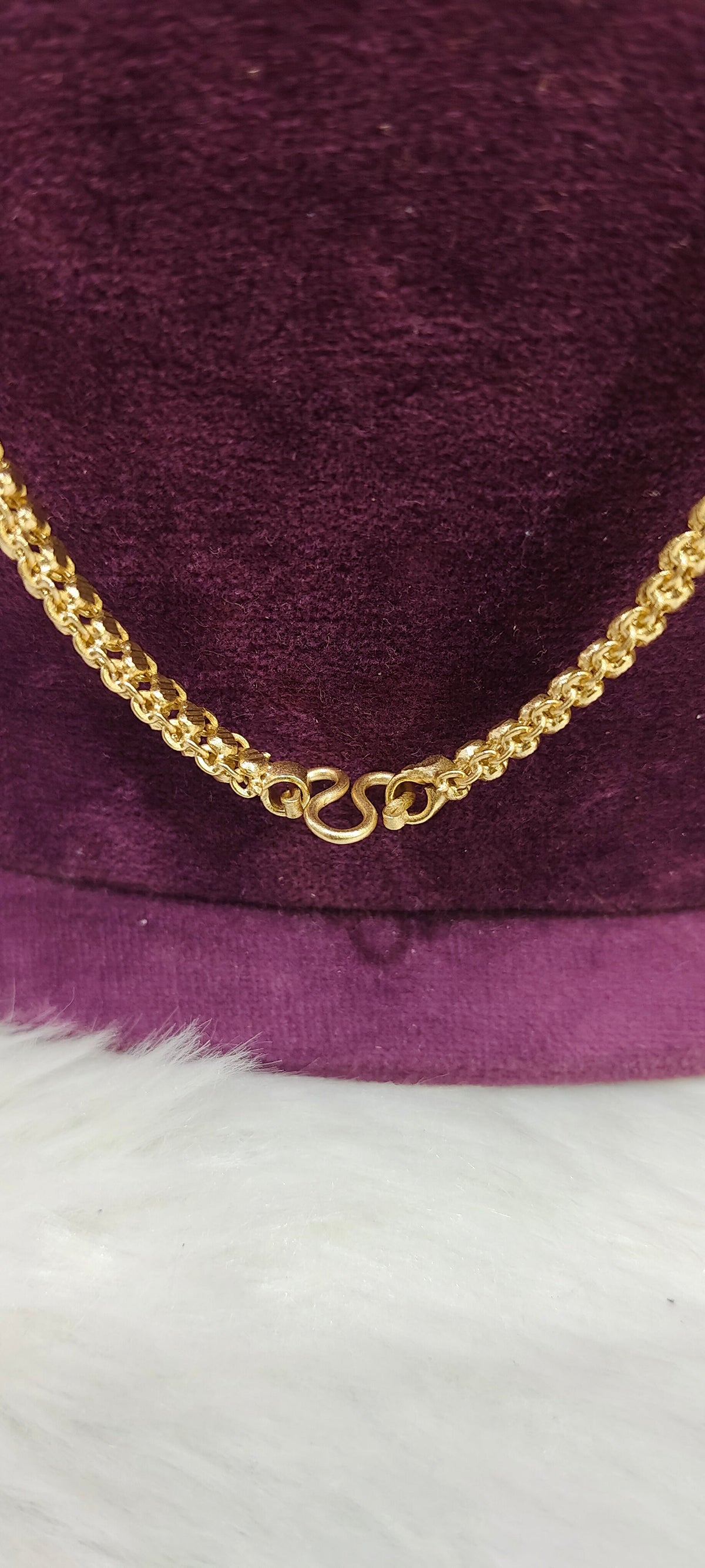 Pure panchaloham unpolished broad model thali chain