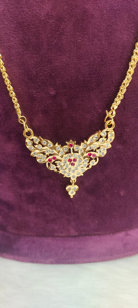 Pure panchaloham semi bridel combo set (chain not panchaloham)