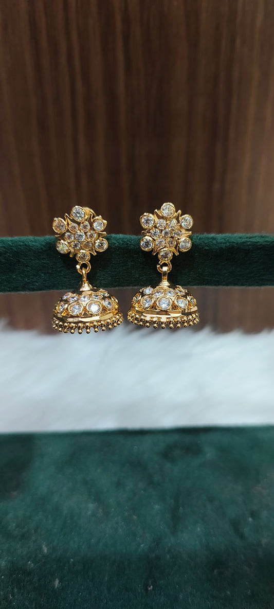 Pure panchaloham  cute jumkas