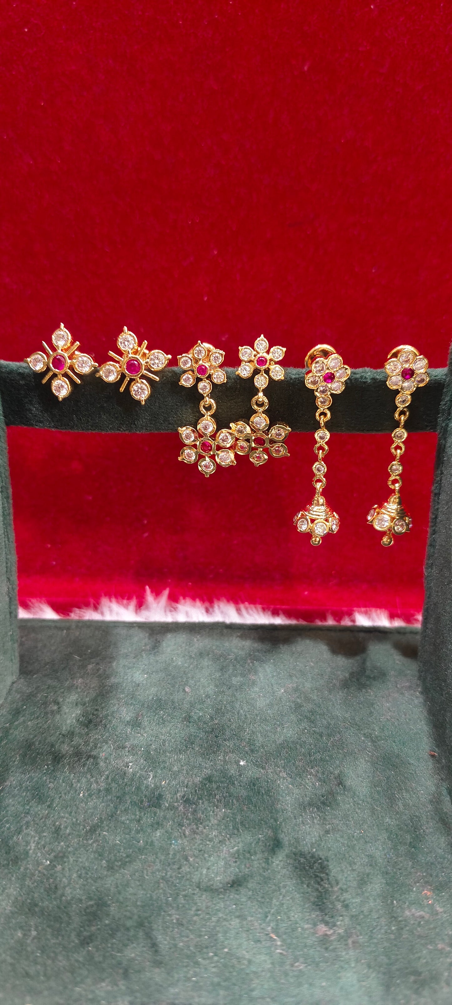 Pure panchaloham 3 set earrings combo