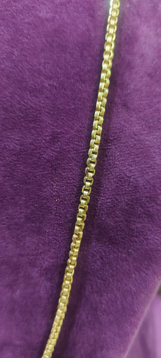 Pure panchaloham unpolished 26" length bharthi model thali chain