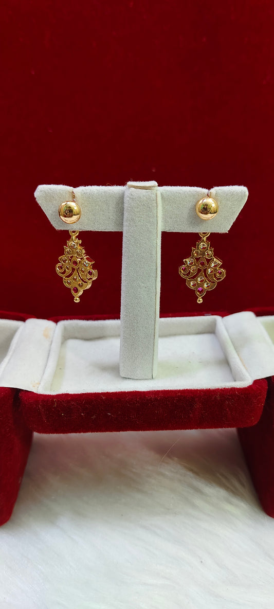 Pure panchaloham vintage look earrings