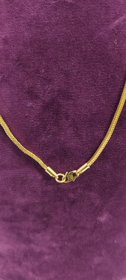 Premium micro gold plated 24 " length side pendant Thali chain