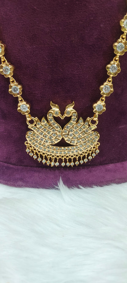 Pure panchaloham daimond look long haram