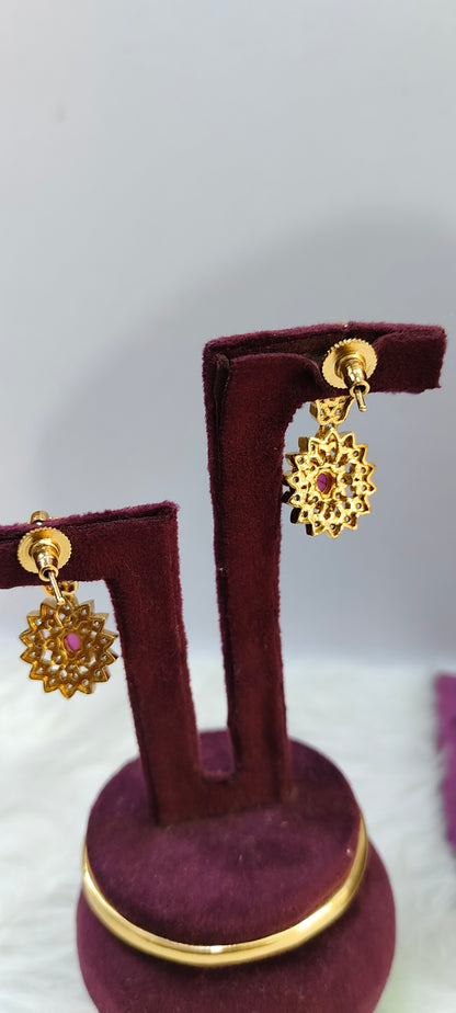 Premium fusion kasu necklace set