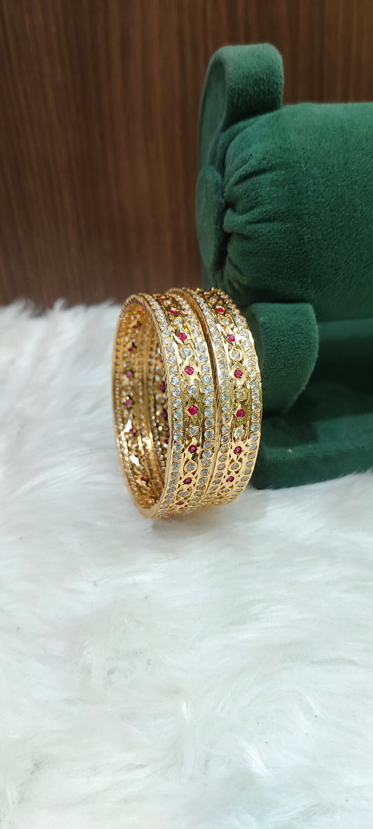 Pure panchaloham broad 2 bangles