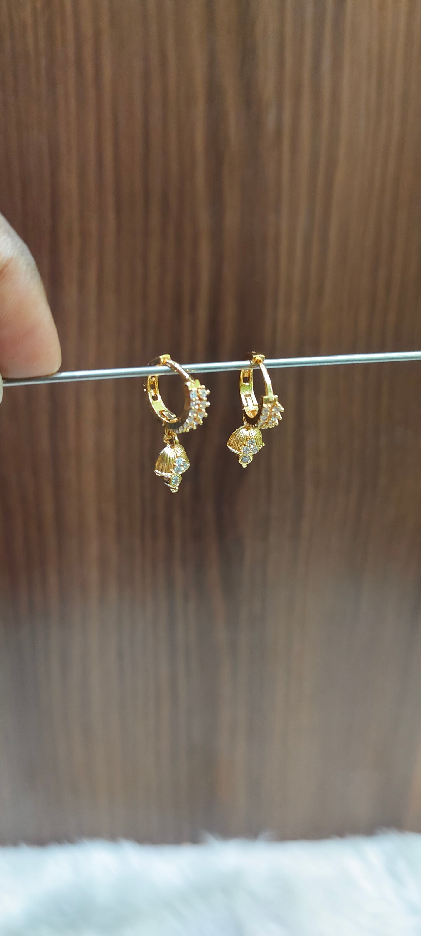 Premium micro gold plated daily wear cute kids earrings
