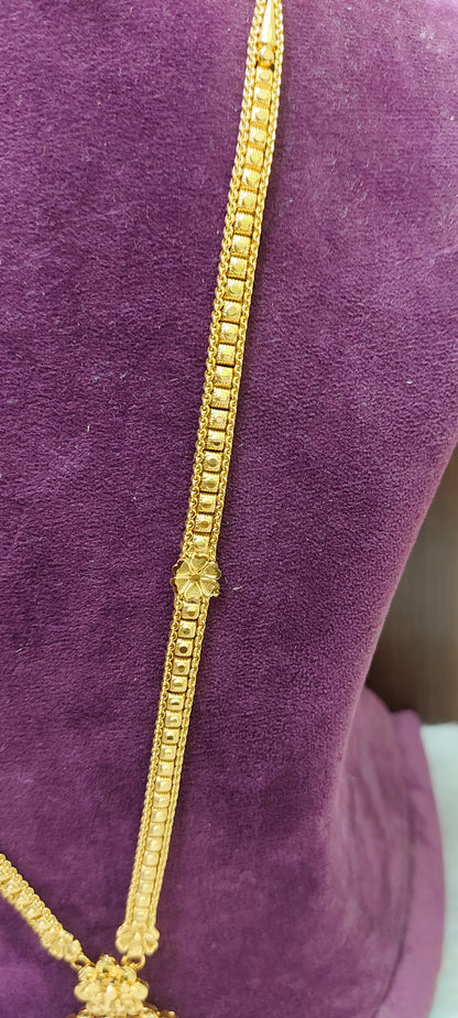 100% real gold look simple long haram