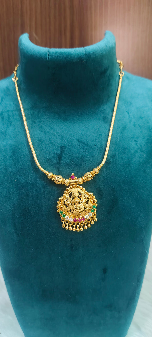 Simple nakshi skin friendly necklace