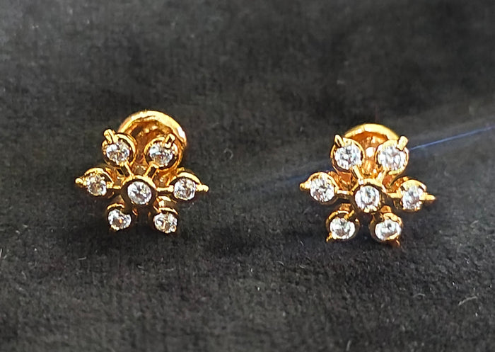 Pure panchaloham dimond look studs