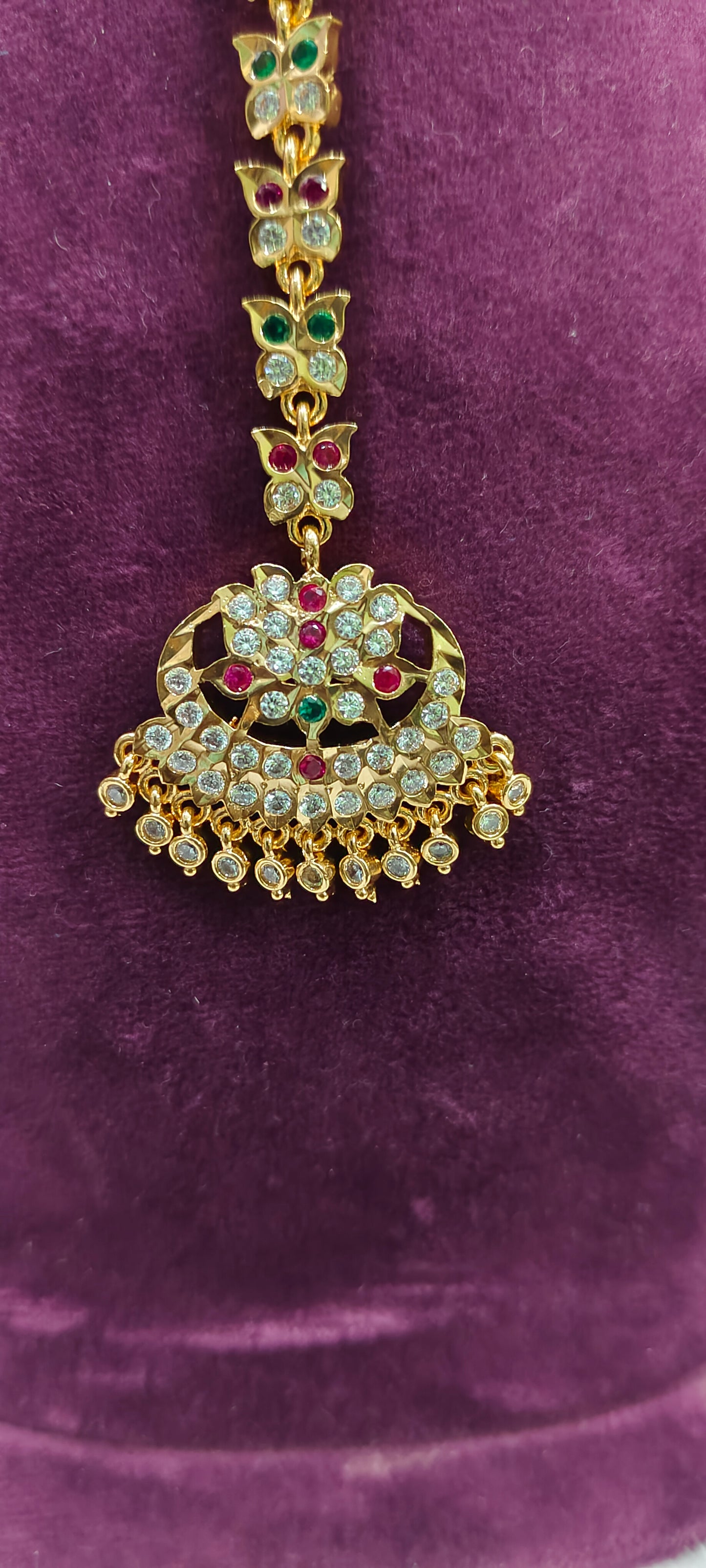 Pure panchaloham vintage look mangtika