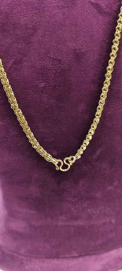Pure panchaloham unpolished 24" length double side design Thali chain