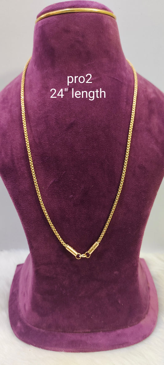 Pure panchaloham unpolished Bharathi model nice Thali chain