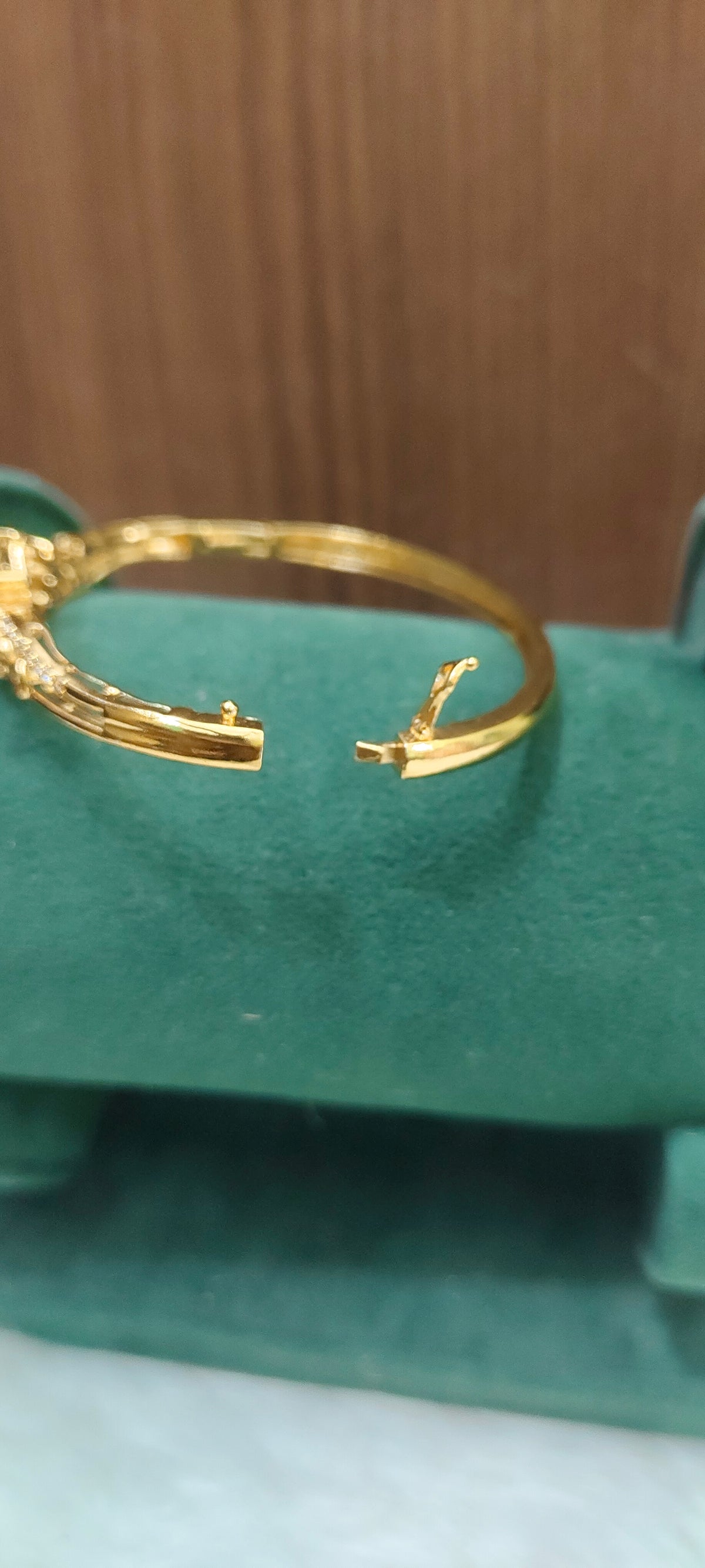 Premium nakshi gold look Lakshmi Devi openable kada (fit from 2.4 to 2.10)