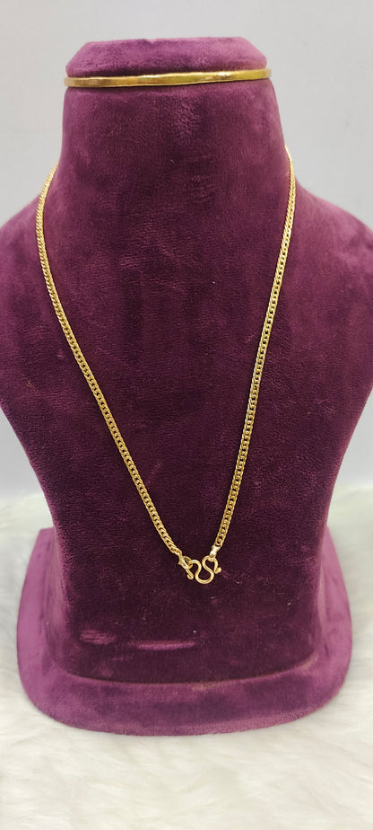 Pure panchaloham unpolished 18" length short chain