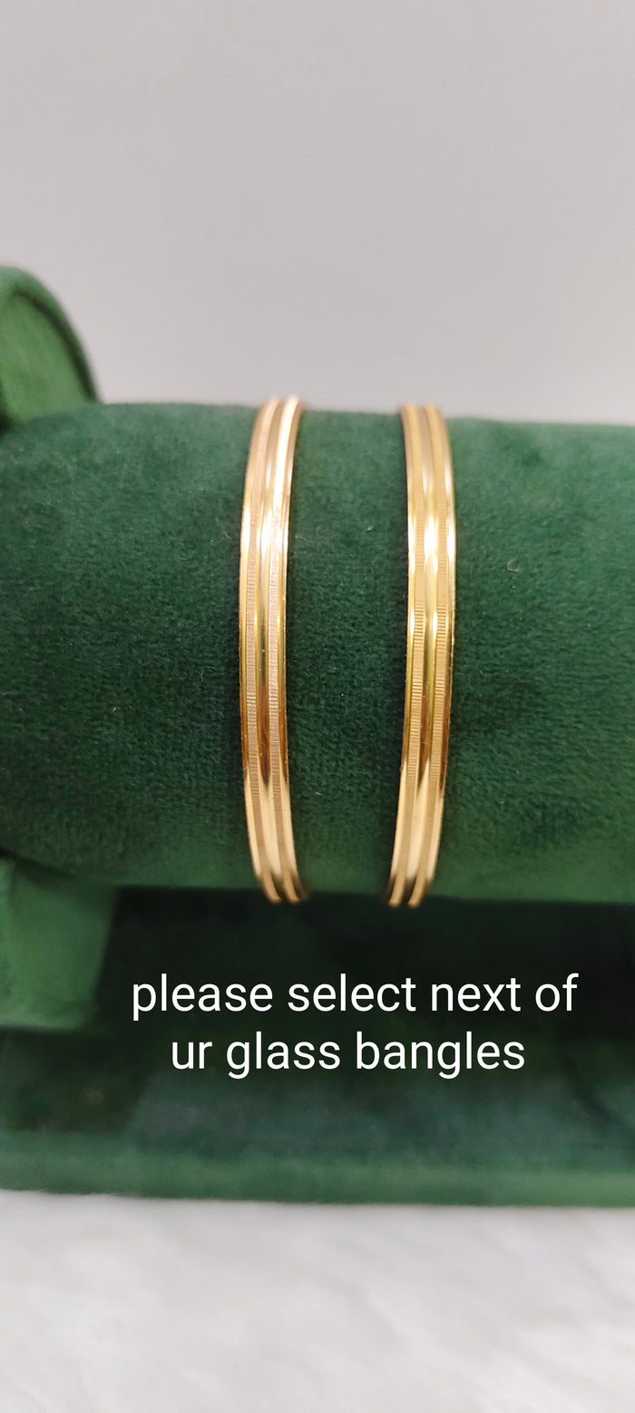 Pure panchaloham unpolished 2 bangles