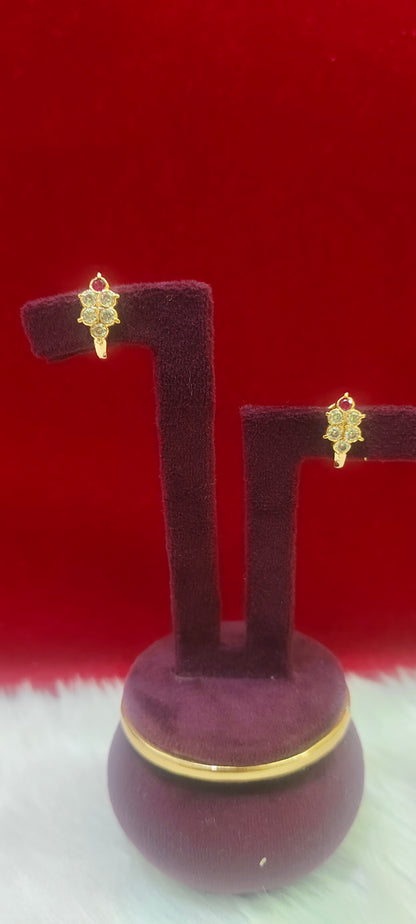 Pure panchaloham j type earrings