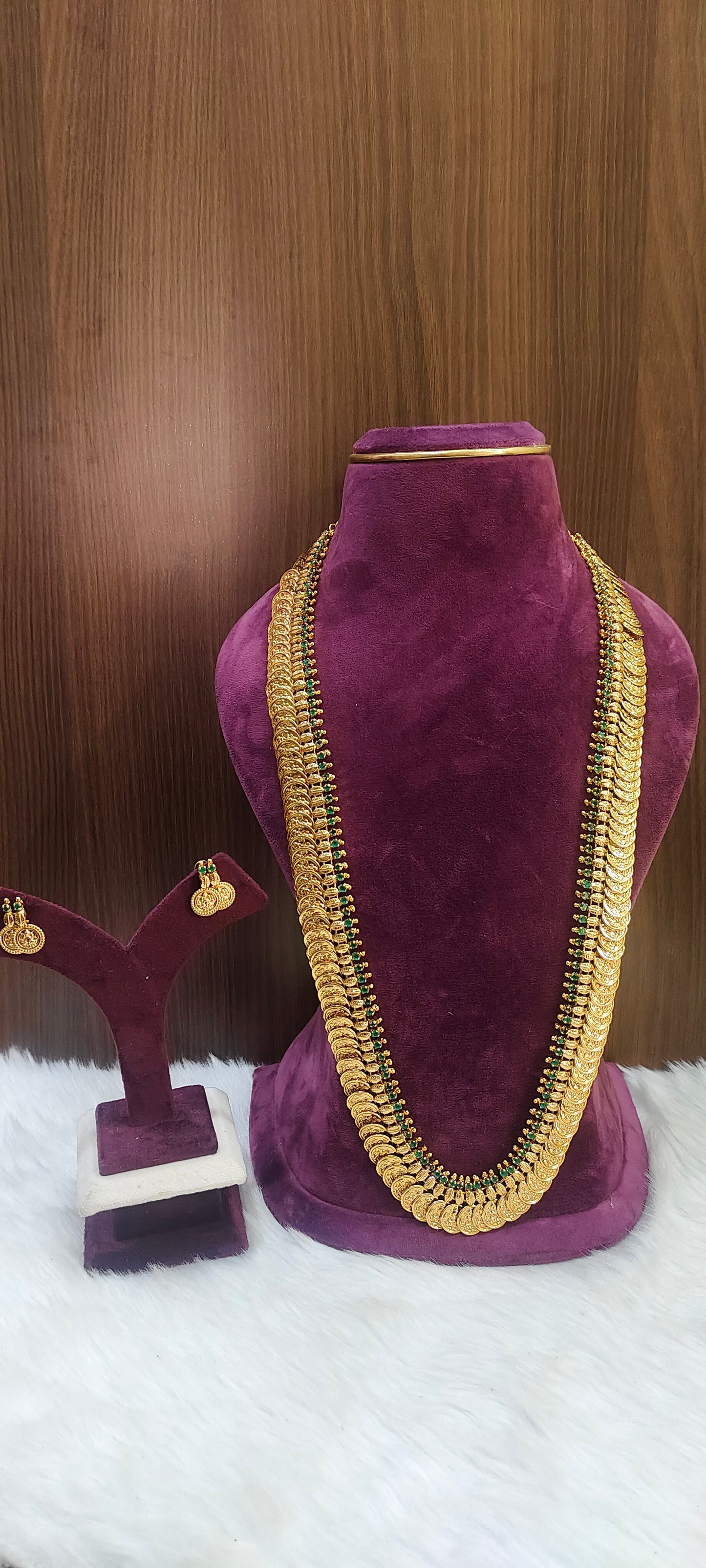 Premium nakshi 32 " length kasu mala cum vaddanam