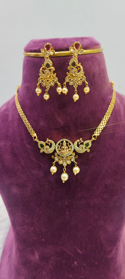 Premium nakshi kids choker set