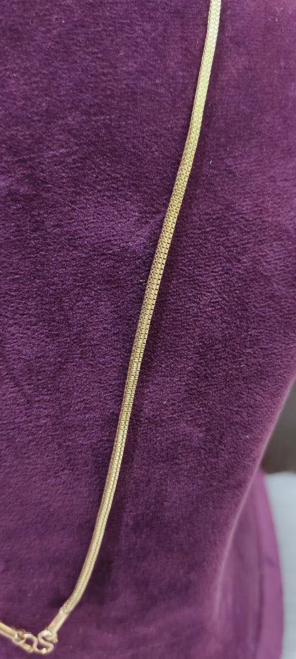 Pure panchaloham unpolished slim square Thali chain