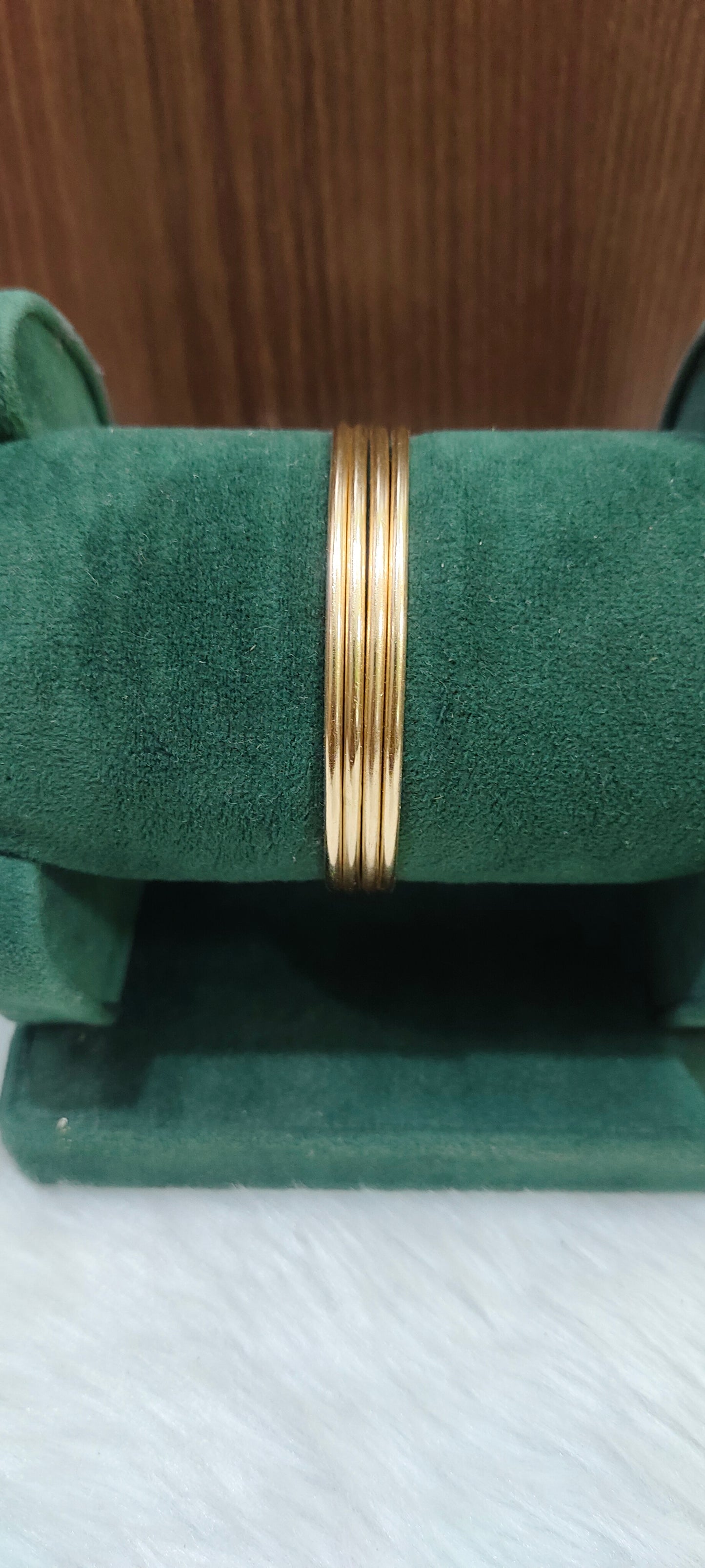 Pure panchaloham unpolished plain bangles
