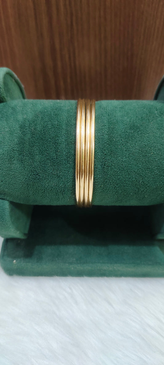 Pure panchaloham unpolished plain bangles