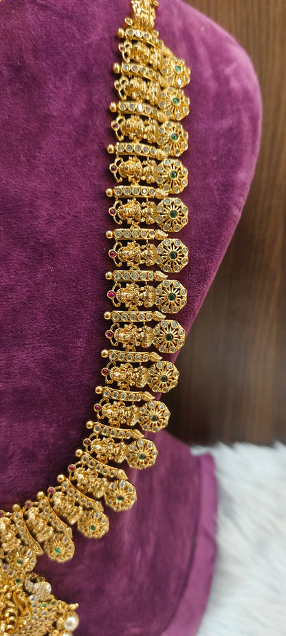 High quality nakshi long haram set