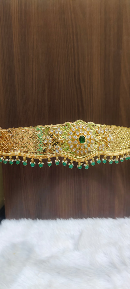 Real gold look bridel vaddanam