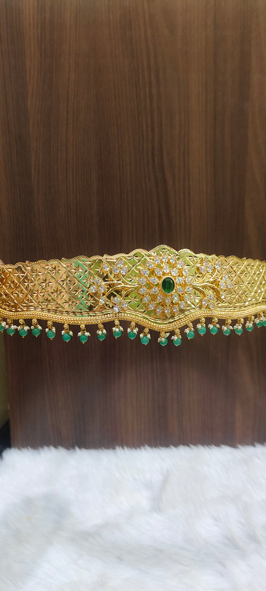 Real gold look bridel vaddanam