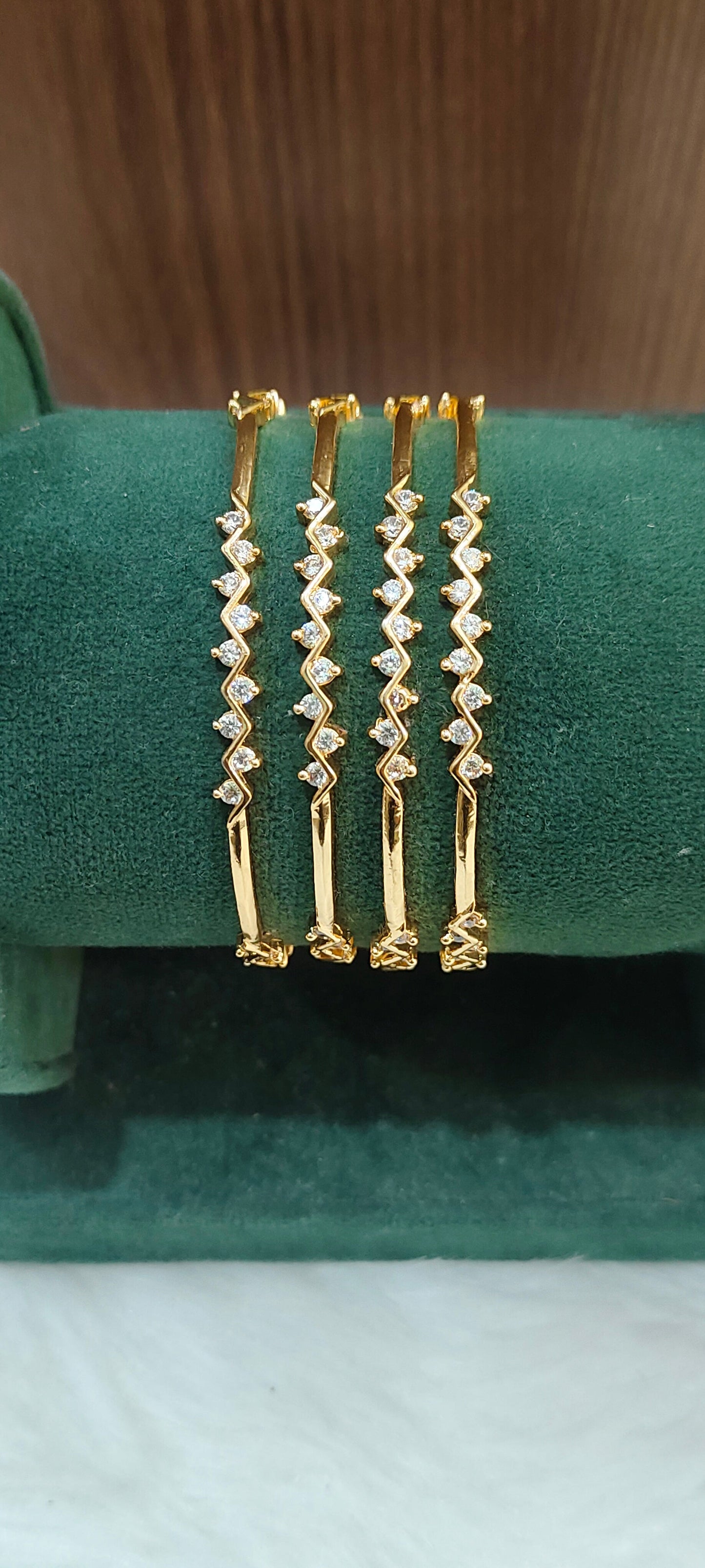 Pure panchaloham gold look 4 bangles
