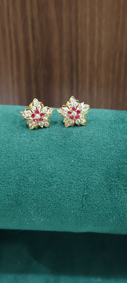 Pure panchaloham Flower studs