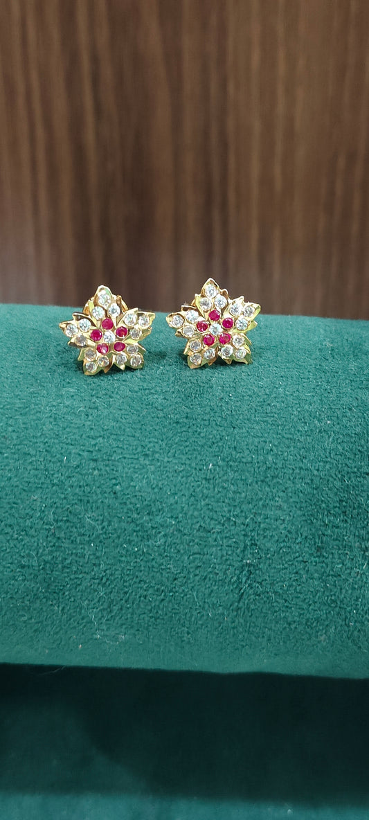 Pure panchaloham Flower studs