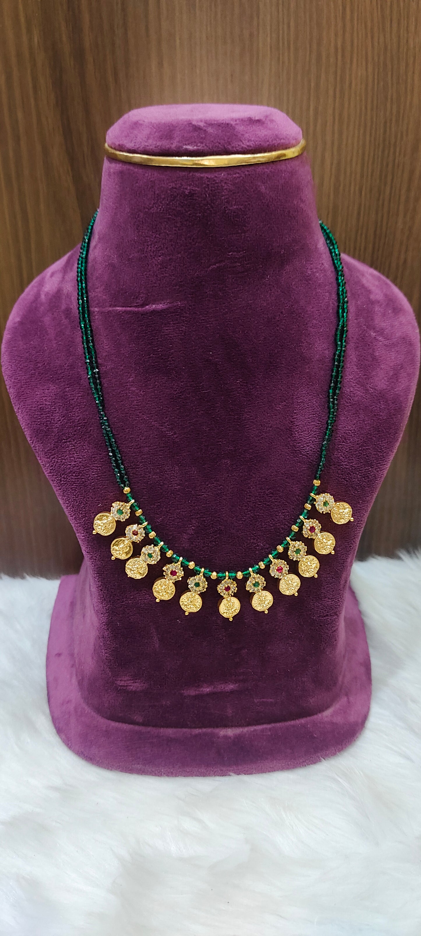 Premium cz beads necklace