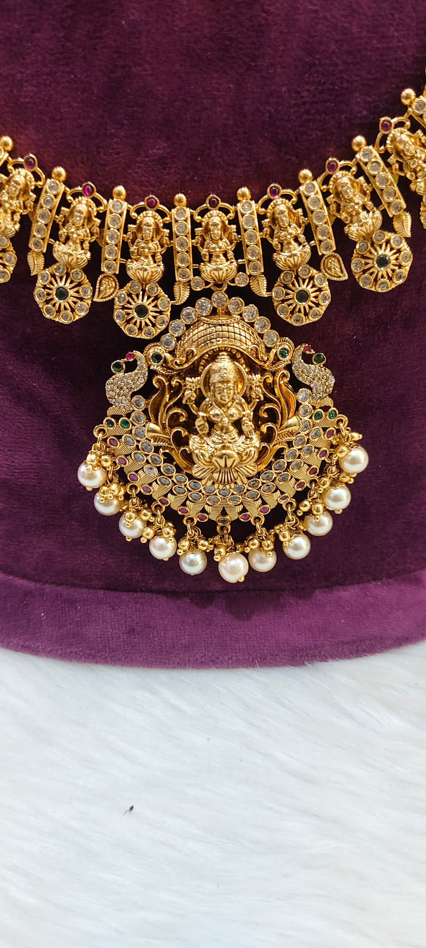 High quality nakshi long haram set