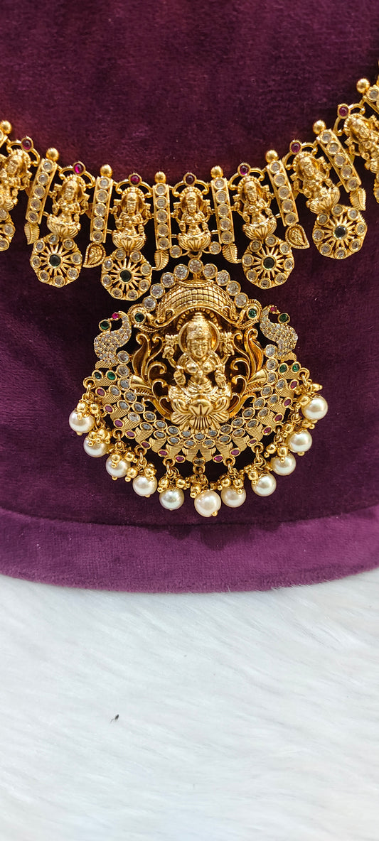 High quality nakshi long haram set