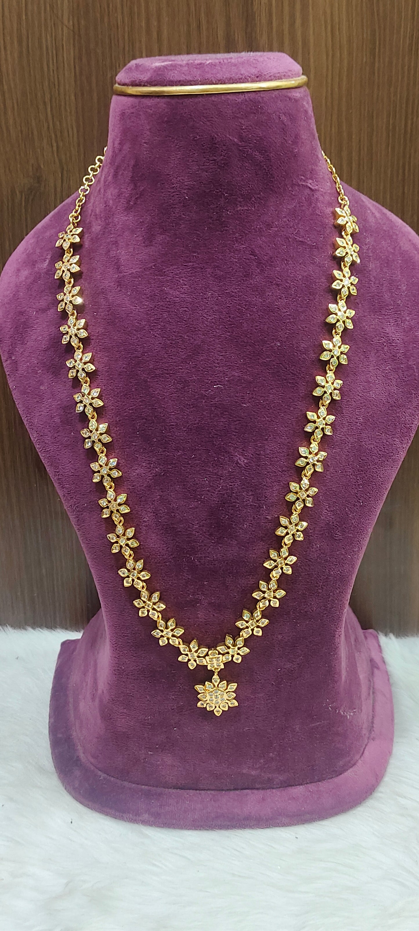 Pure panchaloham daimond look long haram