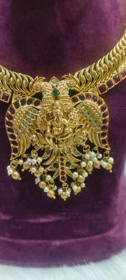 High quality jilebi necklace set