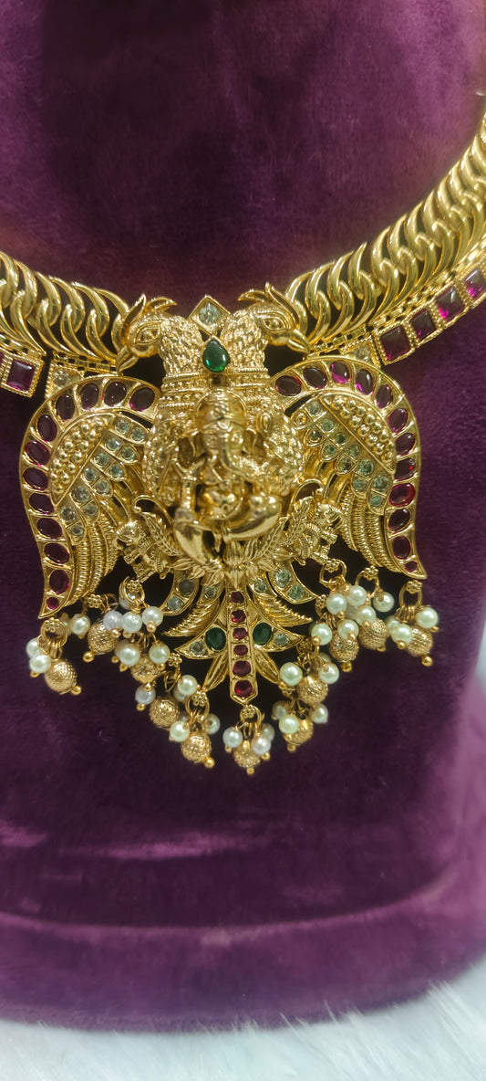 High quality jilebi necklace set