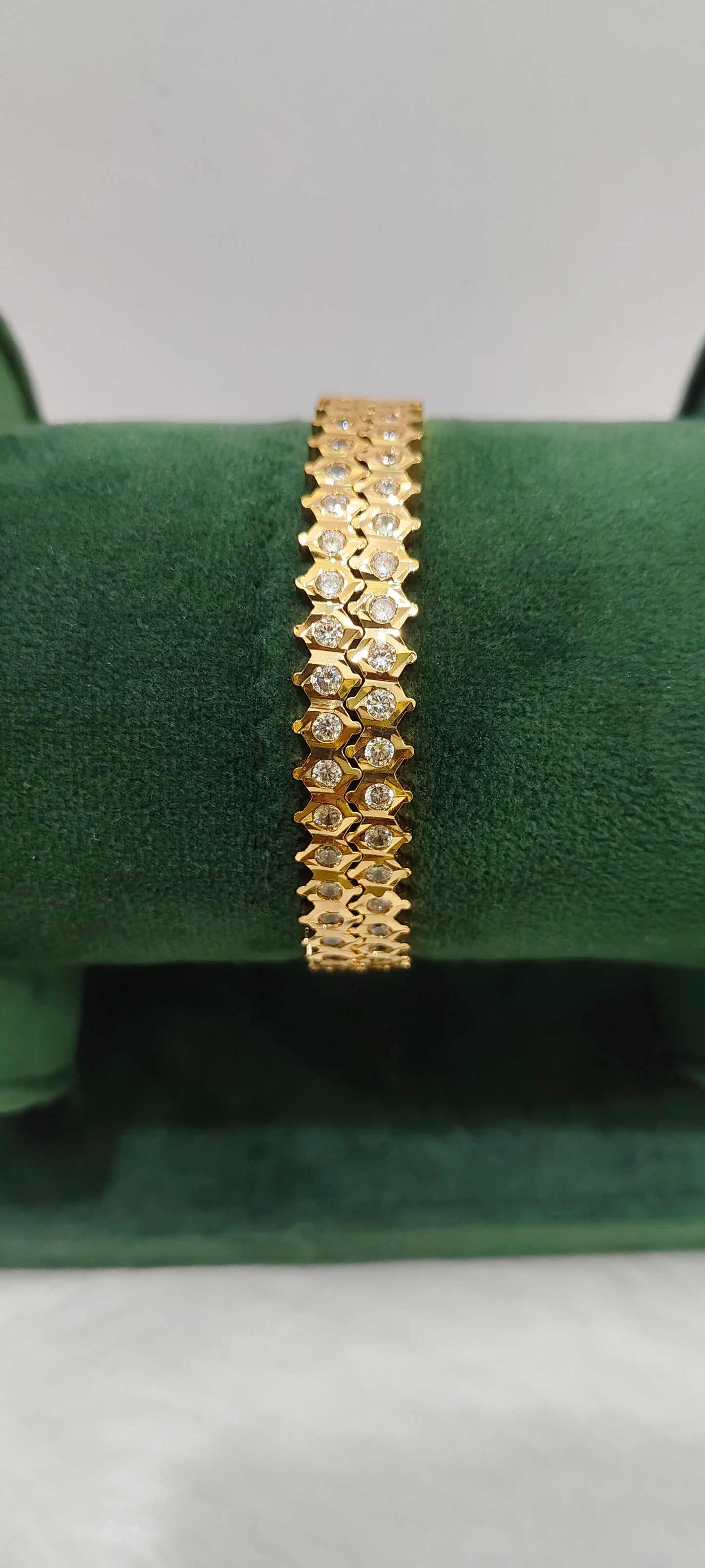 Pure panchaloham white 2 bangles