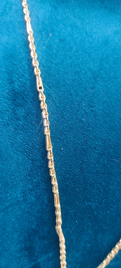Premium micro gold plated daily wear 20" length 5+1 chain with puligoru pendant
