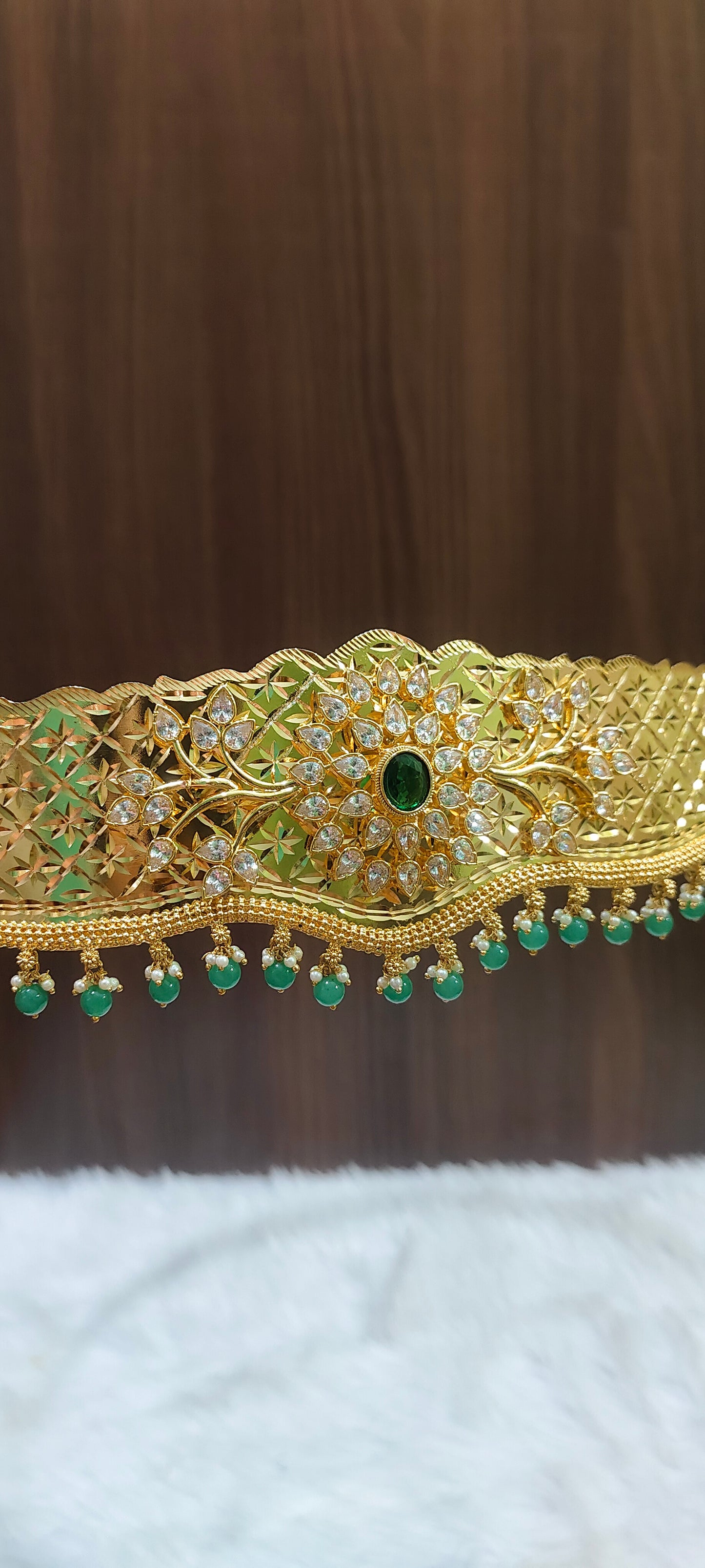 Real gold look bridel vaddanam