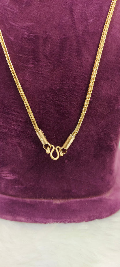 Pure panchaloham unpolished 18" length short chain