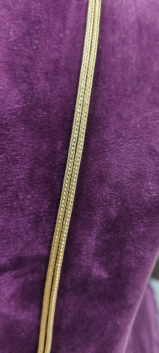 Pure panchaloham unpolished 26" length 2 line nanthadu